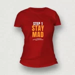 Stay Mad Women T-Shirt navy