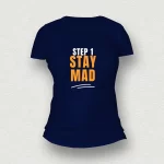 Stay Mad Women T-Shirt navy