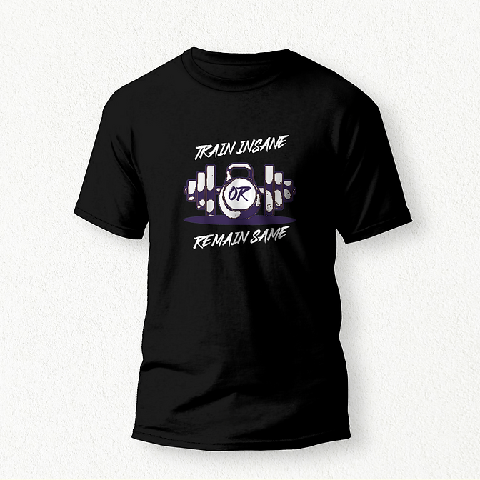 Train Insane T-Shirt black