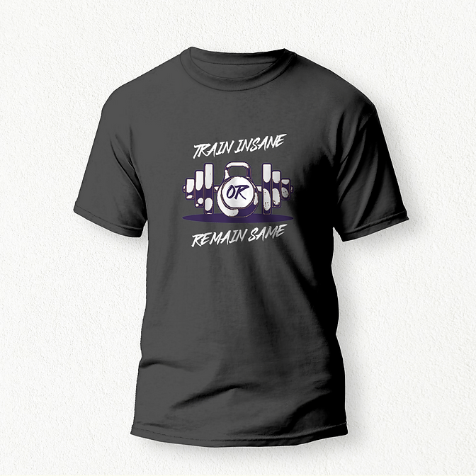 Train Insane T-Shirt grey