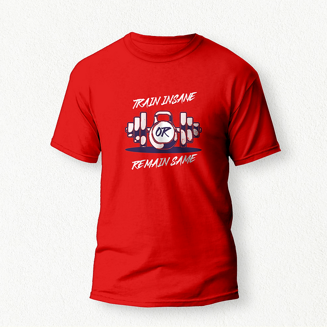 Train Insane T-Shirt red