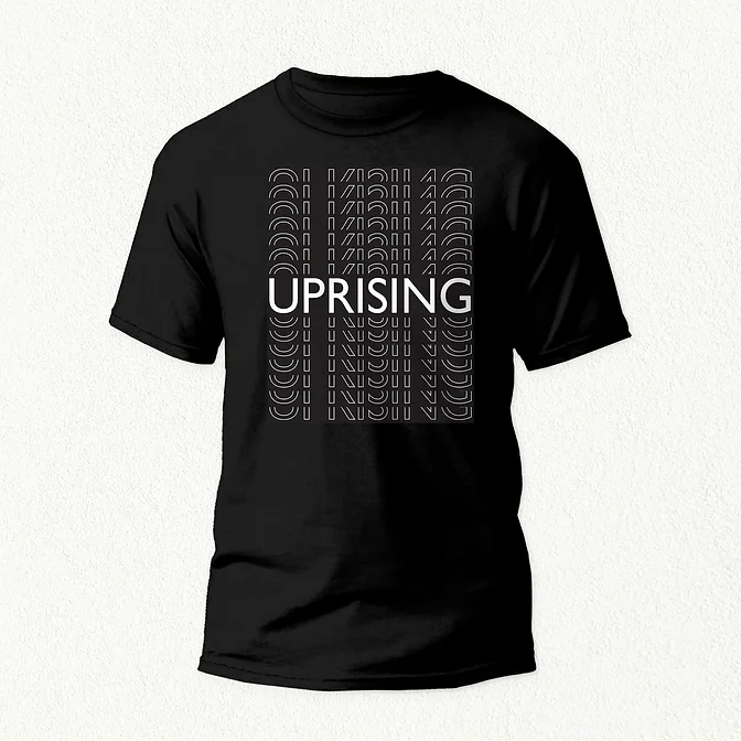 UPRISING Chrome T-Shirt black