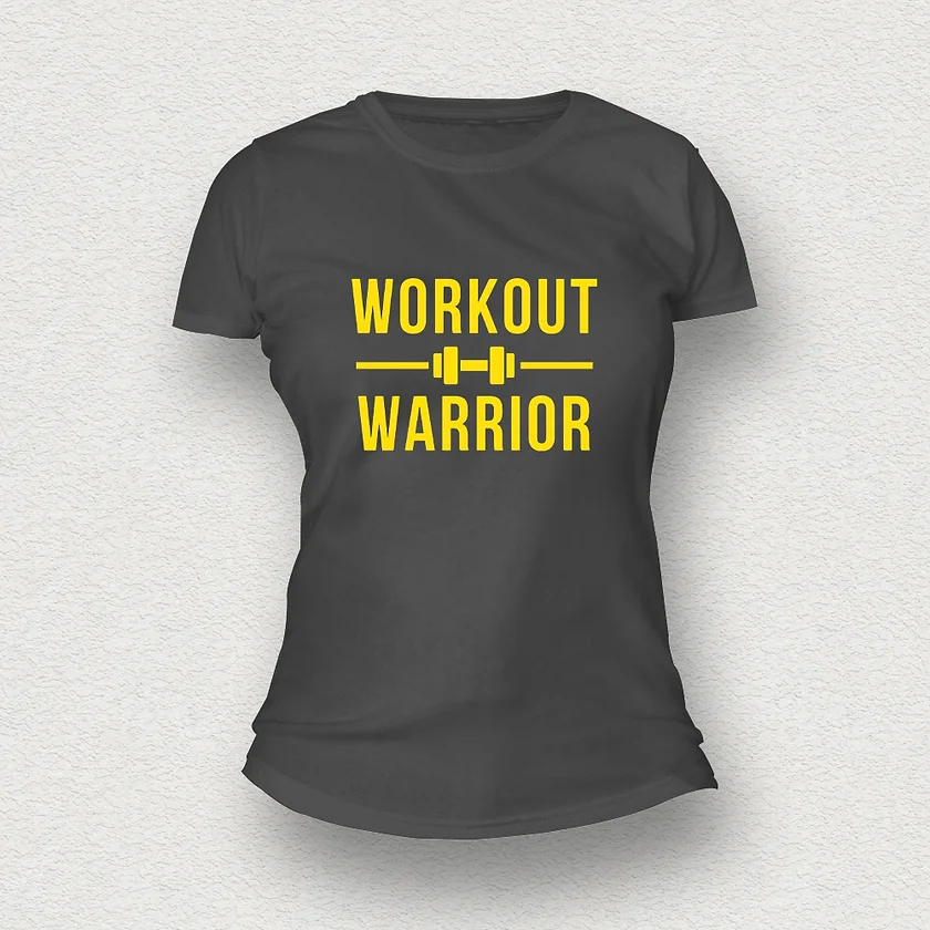 Workout Warrior Women T-Shirt grey
