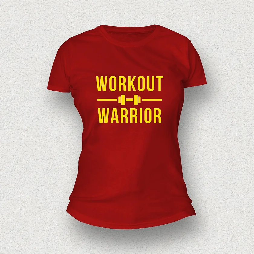 Workout Warrior Women T-Shirt maroon