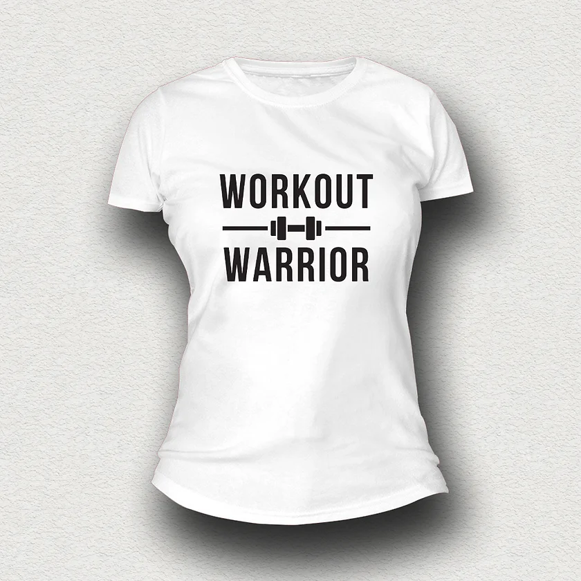 Workout Warrior Women T-Shirt white
