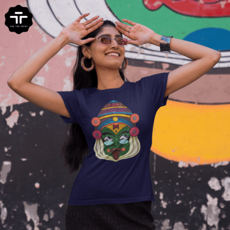 Groovy Kathakali | AR | T-shirt | Southsidestory Official Merchandise | Female