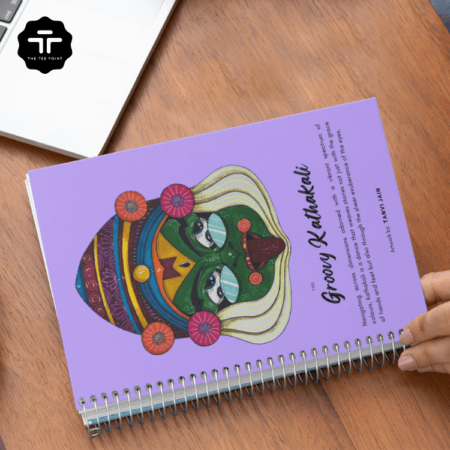 Groovy Kathakali | AR | Notebook | Southsidestory Official Merchandise