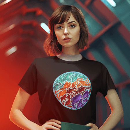 Rainbow Swirls | T-shirt | Women