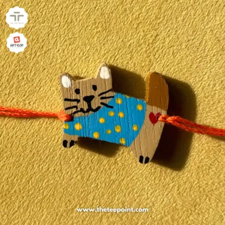 Cute Kittens | Wooden Magnet | Hand Painted